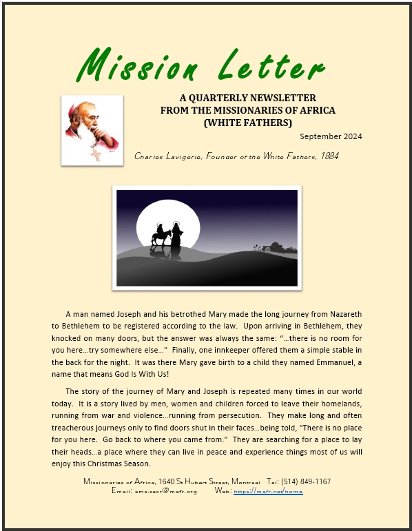 Mission Letter December 2024